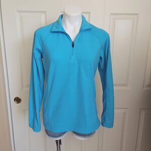 Land's End Outfitters 1/4 zip fleece top sz S